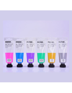 Culori acrilice Magi-Wap Art Rangers, 75ml, culori sidefate, FEA75T