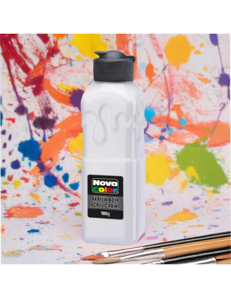 Culori acrilice Nova Color, 180g, diverse culori