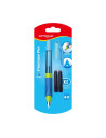 Stilou Keyroad Easy Writer KR971233, penita iridium, alimentare rezerve, grip ergonomic, diverse culori, blister (+2 rezerve)