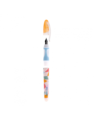 Stilou cerneala termosensibila Strigo Retro SSC466, 2 rezerve si dispozitv curatare penita