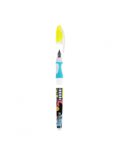 Stilou cerneala termosensibila Strigo Pop Art SSC471, 2 rezerve si dispozitv curatare penita 2