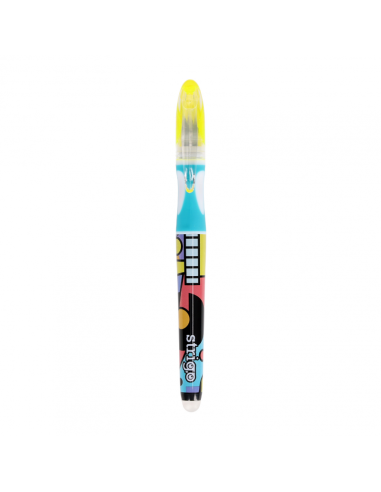 Stilou cerneala termosensibila Strigo Pop Art SSC471, 2 rezerve si dispozitv curatare penita