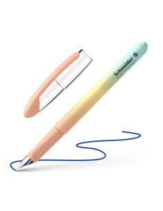 Stilou Schneider Voyage STI197 / 1614 40, varf M, alimentare rezerve, corp plastic roz pastel, grip cauciucat