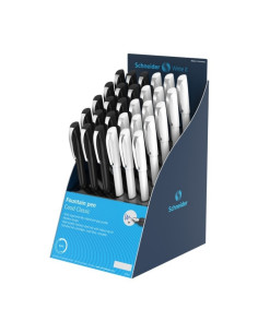 Stilou Schneider Ceod STI135 / STI125, clasic basic, alb / negru