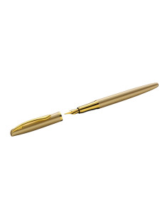 Stilou Pelikan Jazz Noble Elegance 821704, varf M, corp metalic, Yellow Gold