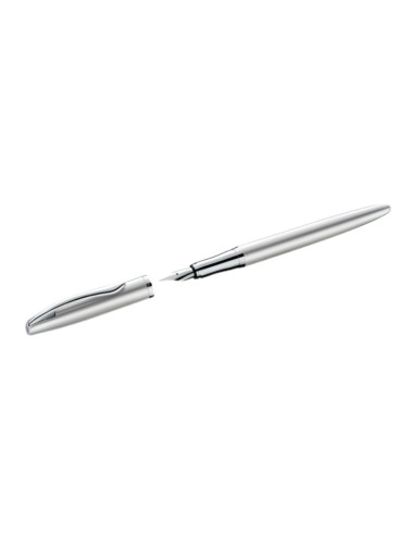 Stilou Pelikan Jazz Noble Elegance 821735, varf M, corp metalic, Silver