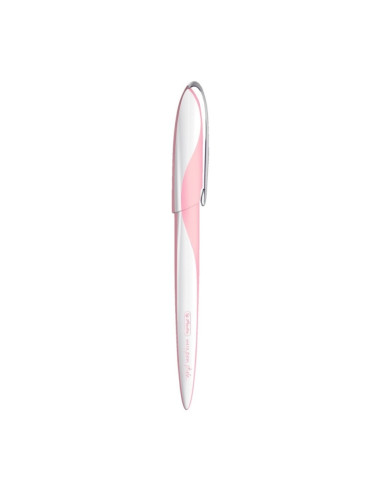Stilou Herlitz My Pen 11360260, alimentare rezerve, corp plastic roz, pentru caligrafie cu 3 penite (0.9/1.4/1.9) + 3 rezerve