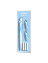 Stilou Herlitz My Pen 11360294, alimentare rezerve, albastru deschis, pentru caligrafie cu 3 penite (0.9/1.4/1.9) + 3 rezerve