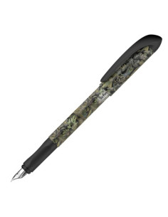 Stilou Schneider Voice, penita iridium M, alimentare rezerve, grip ergonomic, corp plastic negru, model jungle 2