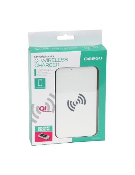 Incarcator wireless Omega, 209g, input 5V 1500mA, output 5V 1000mA, alb, OUWCL1, 42149