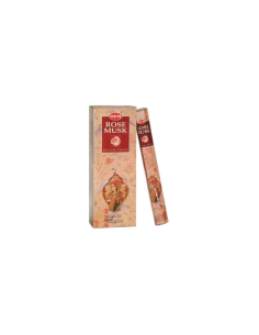 Betisoare parfumate Hem 272, Rosa Musk, set 20 buc