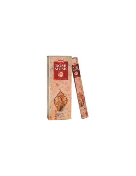 Betisoare parfumate Hem 272, Rosa Musk, set 20 buc