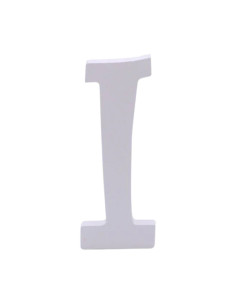 Decoratiuni petrecere Zebra litera I, 11cm, lemn, autoadeziva, JAB0468