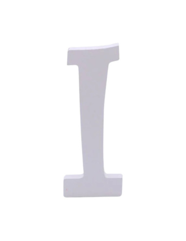 Decoratiuni petrecere Zebra litera I, 11cm, lemn, autoadeziva, JAB0468