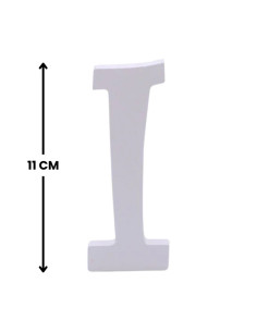 Decoratiuni petrecere Zebra litera I, 11cm, lemn, autoadeziva, JAB0468 2