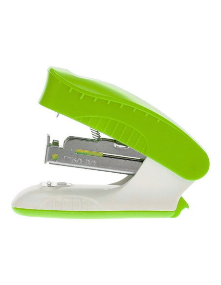 Capsator Kangaro TRENDY-45M/Y2, 24/6, 15 coli, verde, blister (+ capse 24/6)