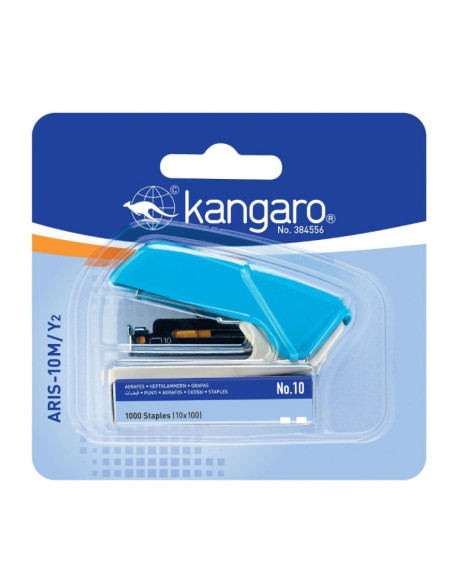 Capsator Kangaro ARIS-10M/Y2, nr.10, 10 coli, turquoise, blister (+ 1000 capse)