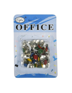 Piuneze (pioneze) Office Cover 5020, 10mm, diverse culori, blister 80 buc