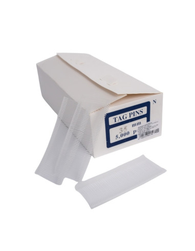 Agrafe plastic pentru etichetat textile 35mm, CNX, standard, set 5000 fire
