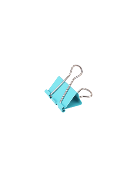 Clipsuri metalice Deli 8553 A, 32mm, diverse culori, cutie PVC 24 buc