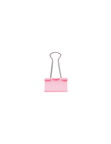 Clipsuri metalice Deli 8553 A, 32mm, diverse culori, cutie PVC 24 buc