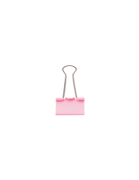 Clipsuri metalice Deli 8553 A, 32mm, diverse culori, cutie PVC 24 buc