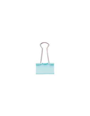 Clipsuri metalice Deli 8553 A, 32mm, diverse culori, cutie PVC 24 buc
