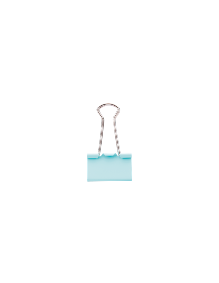 Clipsuri metalice Deli 8553 A, 32mm, diverse culori, cutie PVC 24 buc