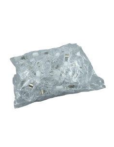 Clips pentru etichete de pret CNX, plastic, 11cm, transparent, set 20 buc 2