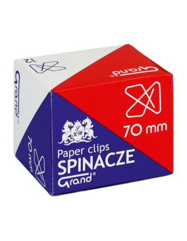 Clipsuri metalice Grand 110-1138, 70mm, fluture, cutie 12 buc