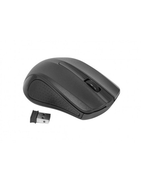 Mouse wireless Omega Ergonomic OM0419B, 1000 dpi, conector USB 2.4GHz, negru