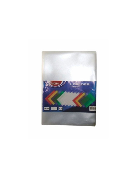 Folie de protectie Noki 4810-90, A4, portret, 70 microni, deschidere in L, plastic, transparent, set 100 buc