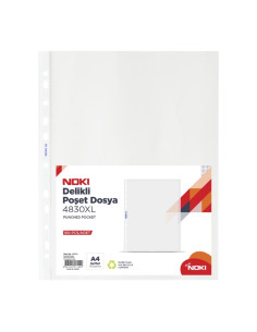Folie de protectie Noki 4830XL, A4, portret, 55 microni, plastic, transparent, set 100 buc