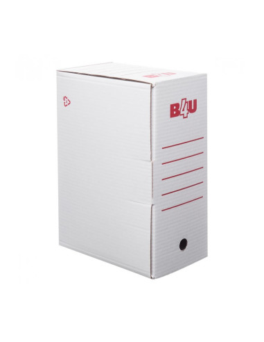 Cutie arhivare B4U 30265210, 15cm, carton, alb