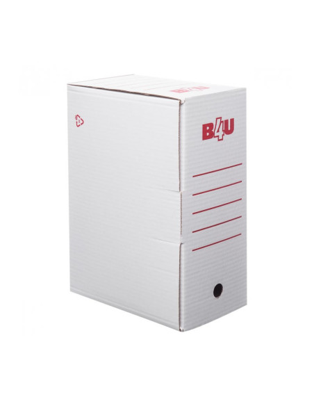 Cutie arhivare B4U 30265210, 15cm, carton, alb