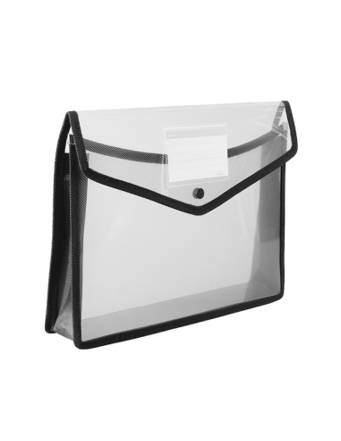 Mapa plastic Office Cover T4021, cu capsa, A4, 500 microni, cu burduf panza 7cm