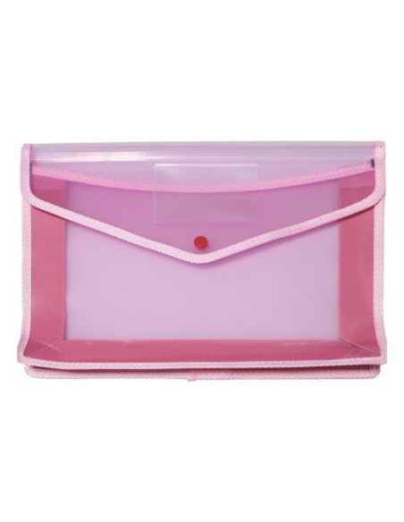 Mapa plastic Office Cover T4021, cu capsa, A4, 500 microni, cu burduf panza 7cm