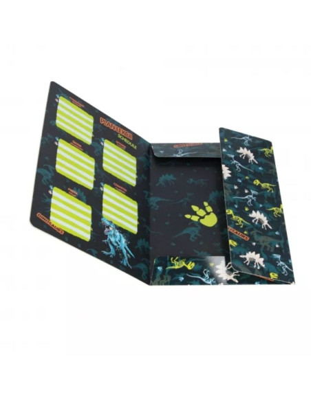Mapa Starpak Dino Glow 559701, cu elastic, A4