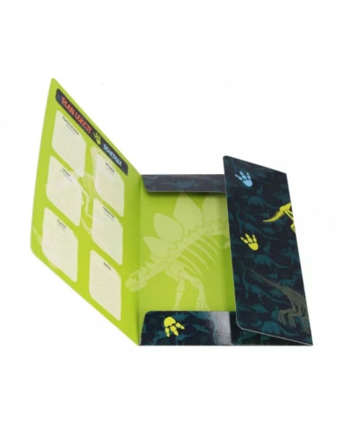 Mapa Starpak Dino Glow 559701, cu elastic, A4