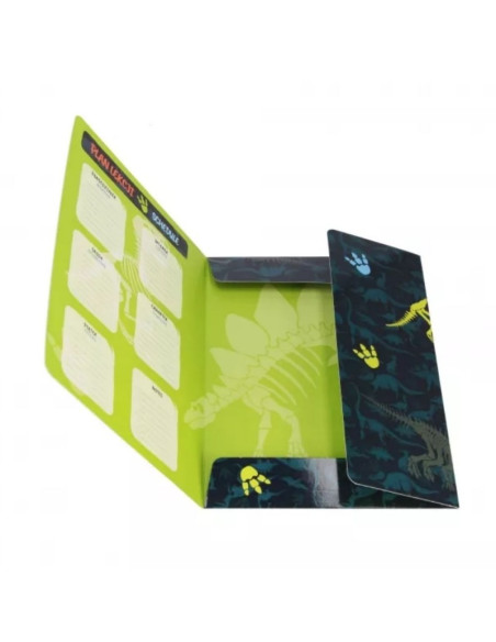Mapa Starpak Dino Glow 559701, cu elastic, A4
