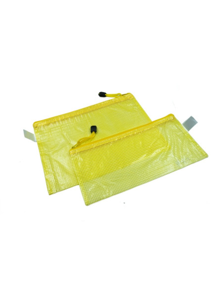 Mapa plastic CNX, cu fermoar zip, A5, panzata, diverse culori