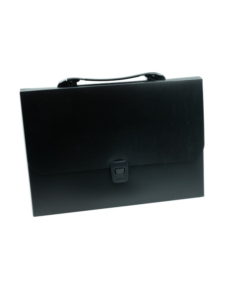 Servieta plastic CNX, cu maner, plastic negru, rigid, 4cm