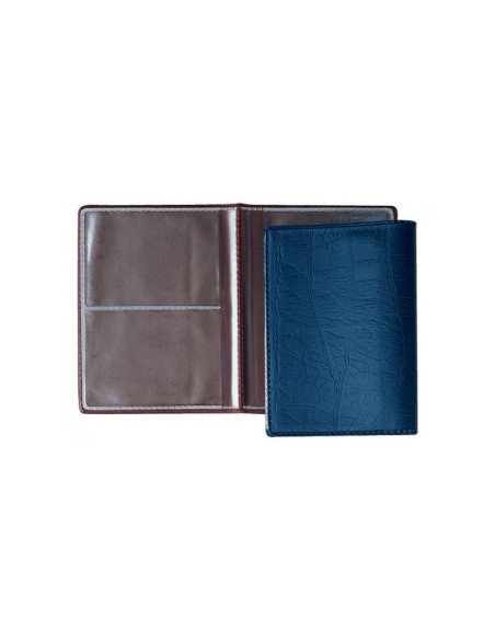 Port acte Koh-i-noor K363-013, 9.5x13cm, imitatie piele, plastic, 5 folii