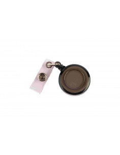 Snur retractabil pentru ecuson CNX, tip YOYO, plastic, semitransparent, cu clips