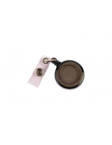Snur retractabil pentru ecuson CNX, tip YOYO, plastic, semitransparent, cu clips
