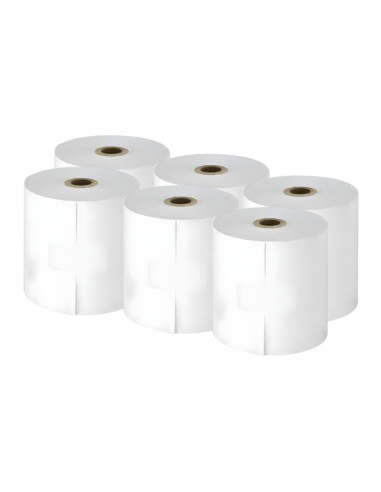 Hartie termica pentru casa de marcat si POS, 80mm x 60m, alb, 1 exemplar, set 6 role