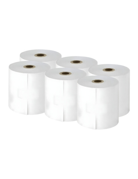 Hartie termica pentru casa de marcat si POS, 80mm x 60m, alb, 1 exemplar, set 6 role