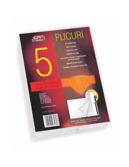 Plic antisoc H18 GPV 198460, alb, 292x370mm / 270x360mm, set 5 buc