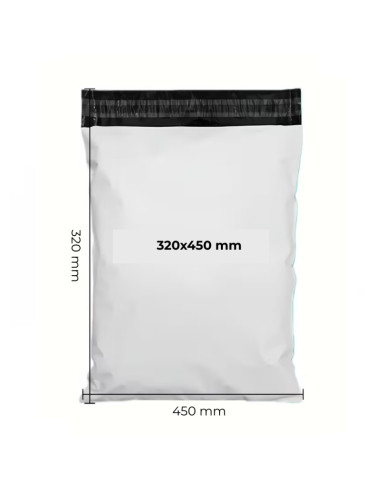 Plic punga curierat CNX, 320x450mm, cu clapa adeziva, gri-negru, set 100 buc