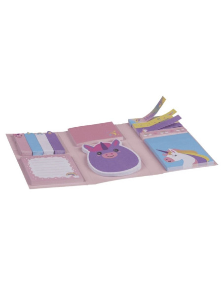 Notes adeziv index Out of the blue 29/2718 / 37738, model unicorn, 6 dimensiuni,12 modele, carticica